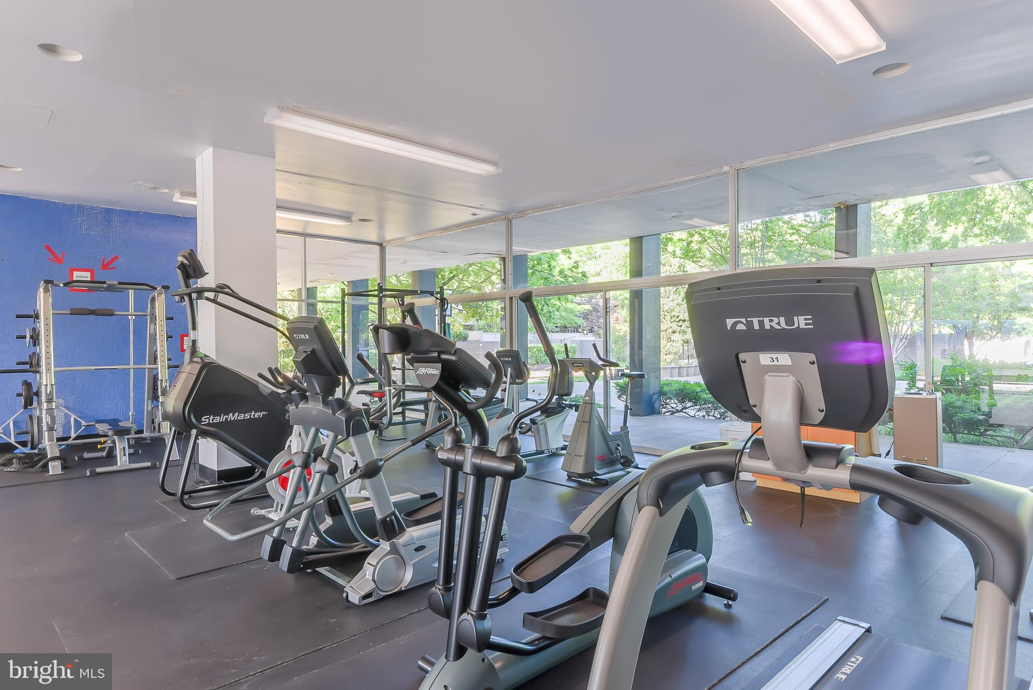 1311 Delaware Avenue Southwest, Unit S232 Washington, DC 20024 - Photo 29 of 37 Fully equipped gym with tons of natural light