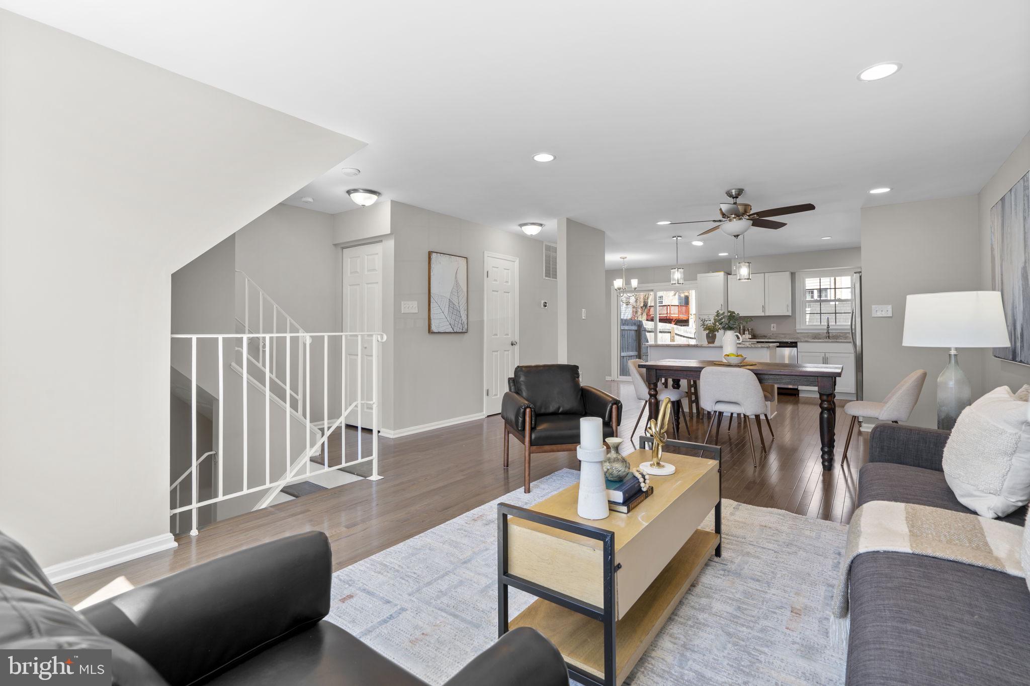 3050 Seminole Road Woodbridge, VA 22192 - Photo 3 of 35 a living room with furniture and a wooden floor