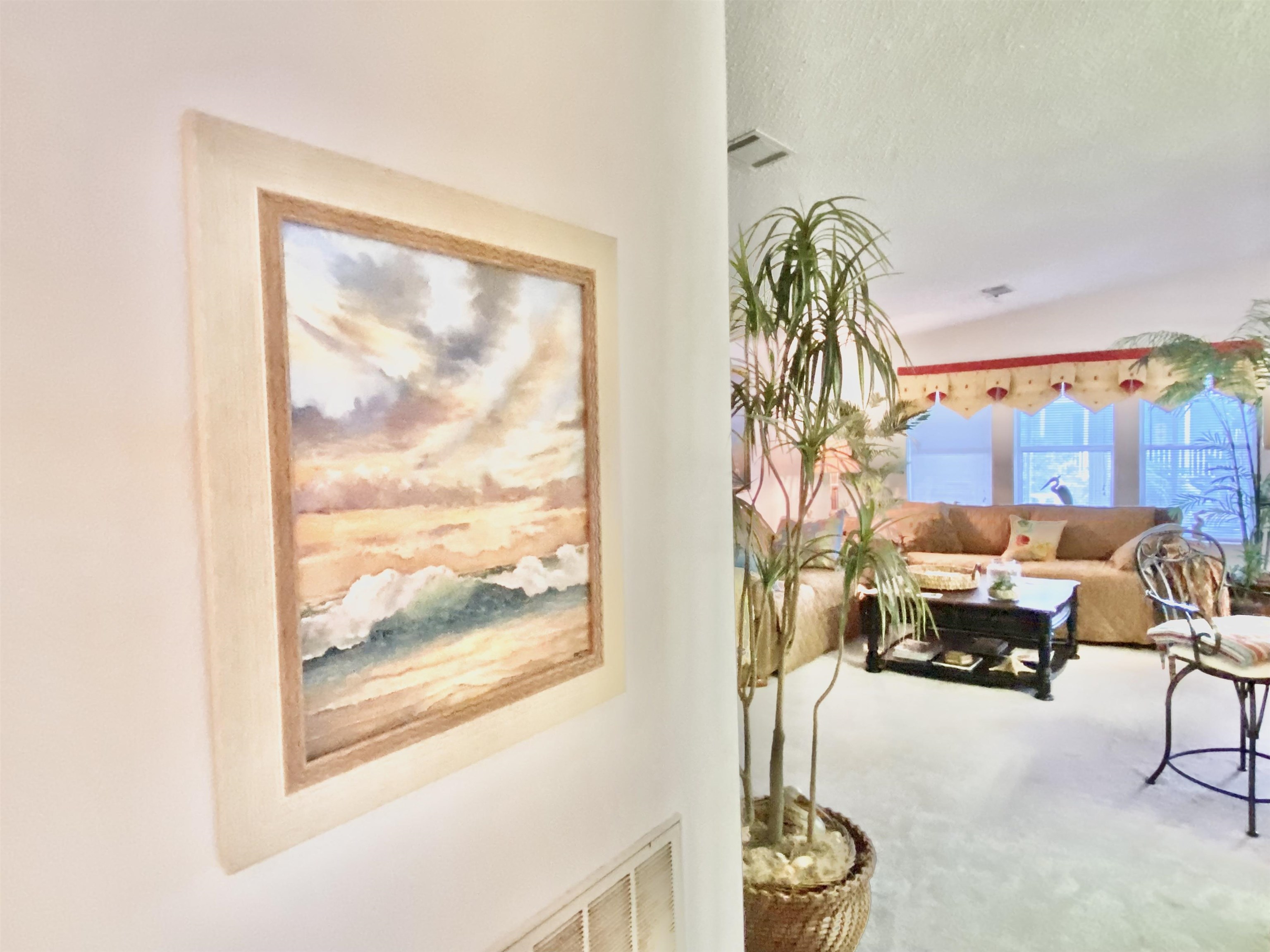 119 Anchorage Drive Beverly Beach, FL 32136 - Photo 12 of 33 a living room with furniture and a painting on the wall