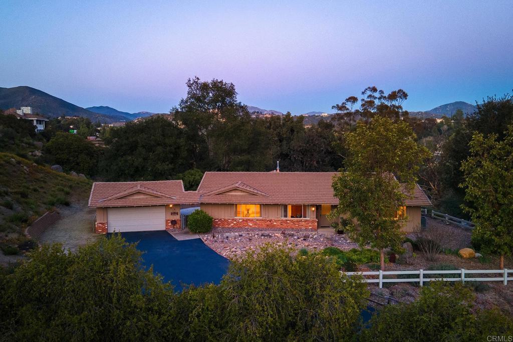 2686 Via Viejas Alpine, CA 91901 - Photo 43 of 64 an aerial view of a house with a garden