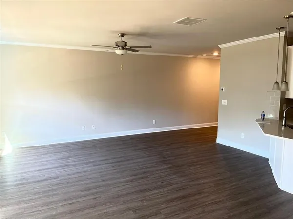 wooden floor in an empty room