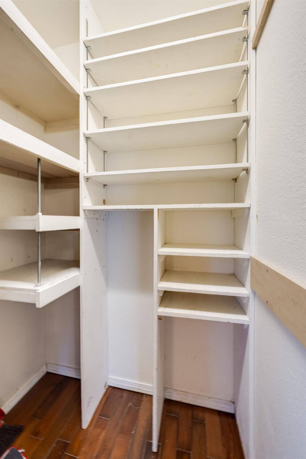 6139 Shad Way Pollock Pines, CA 95726 - Photo 14 of 49 a view of walk in closet with empty racks