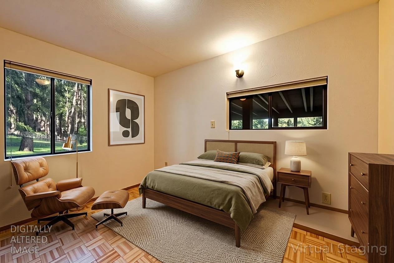 6139 Shad Way Pollock Pines, CA 95726 - Photo 30 of 49 a bedroom with a bed and a window