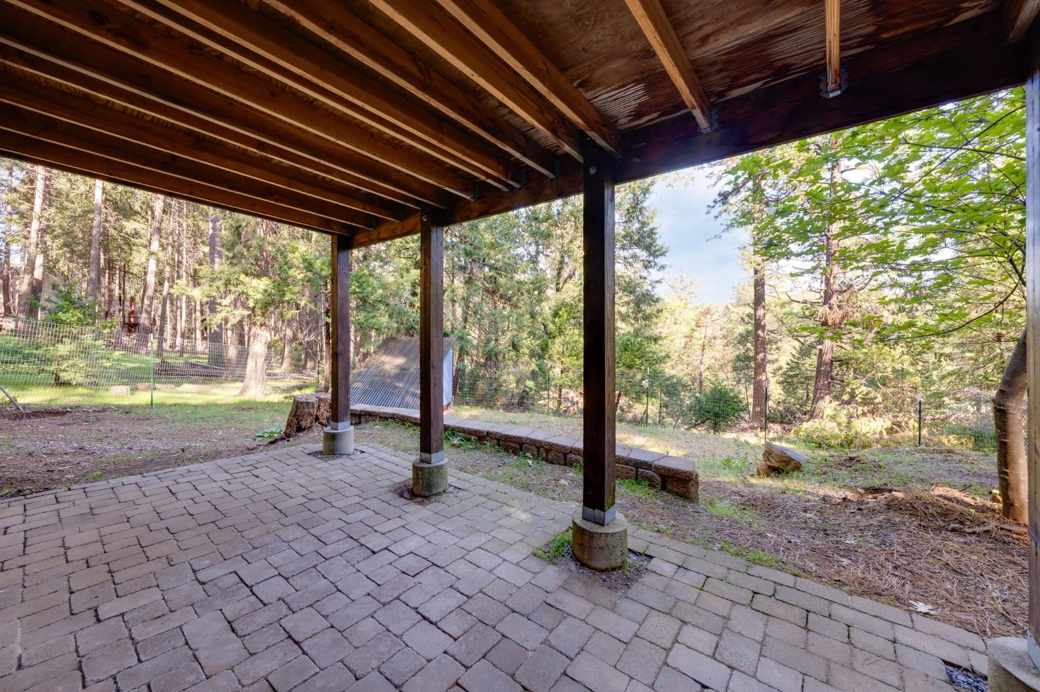 6139 Shad Way Pollock Pines, CA 95726 - Photo 36 of 49 a view of a porch with a tree