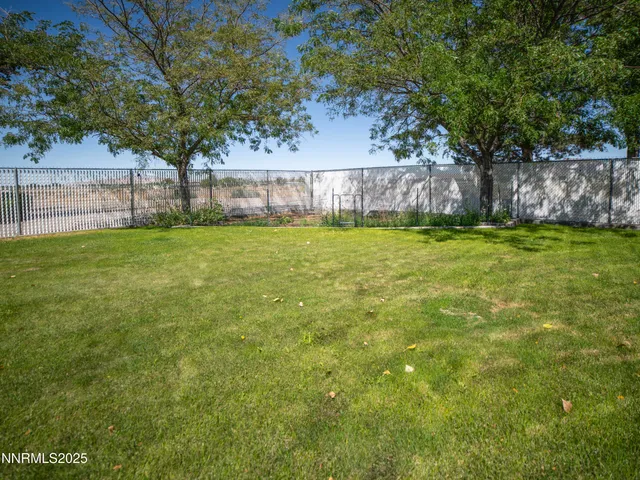 a view of a park with trees