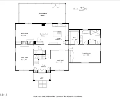 $1,425,000 | 6 St James Place, Chapel Hill, NC 27514