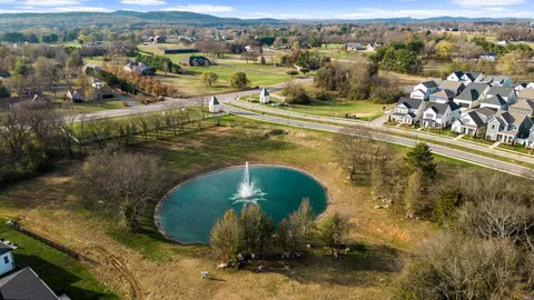 a view of a lake with a mountain