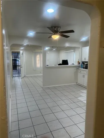 a view of a kitchen and a kitchen