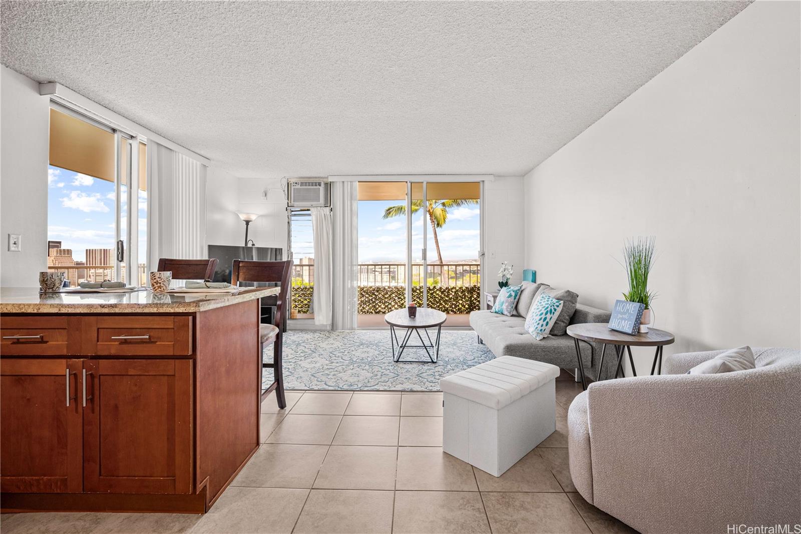 670 Prospect Street, Unit II501 Honolulu, HI 96813 - Photo 1 of 25 Welcome to your functional unit with 2 doors in the living room leading to the outdoor wraparound lanai!