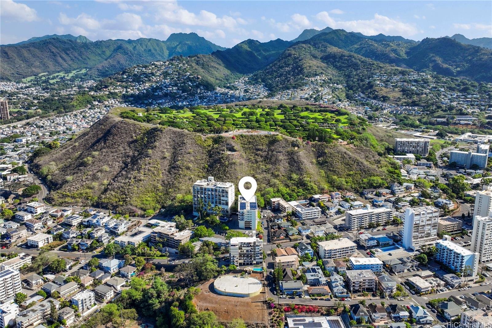 670 Prospect Street, Unit II501 Honolulu, HI 96813 - Photo 23 of 25 Building is right on the slopes of Punchbowl Crater.
