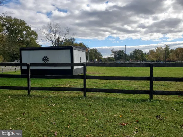 a view of a garden with wooden fence
