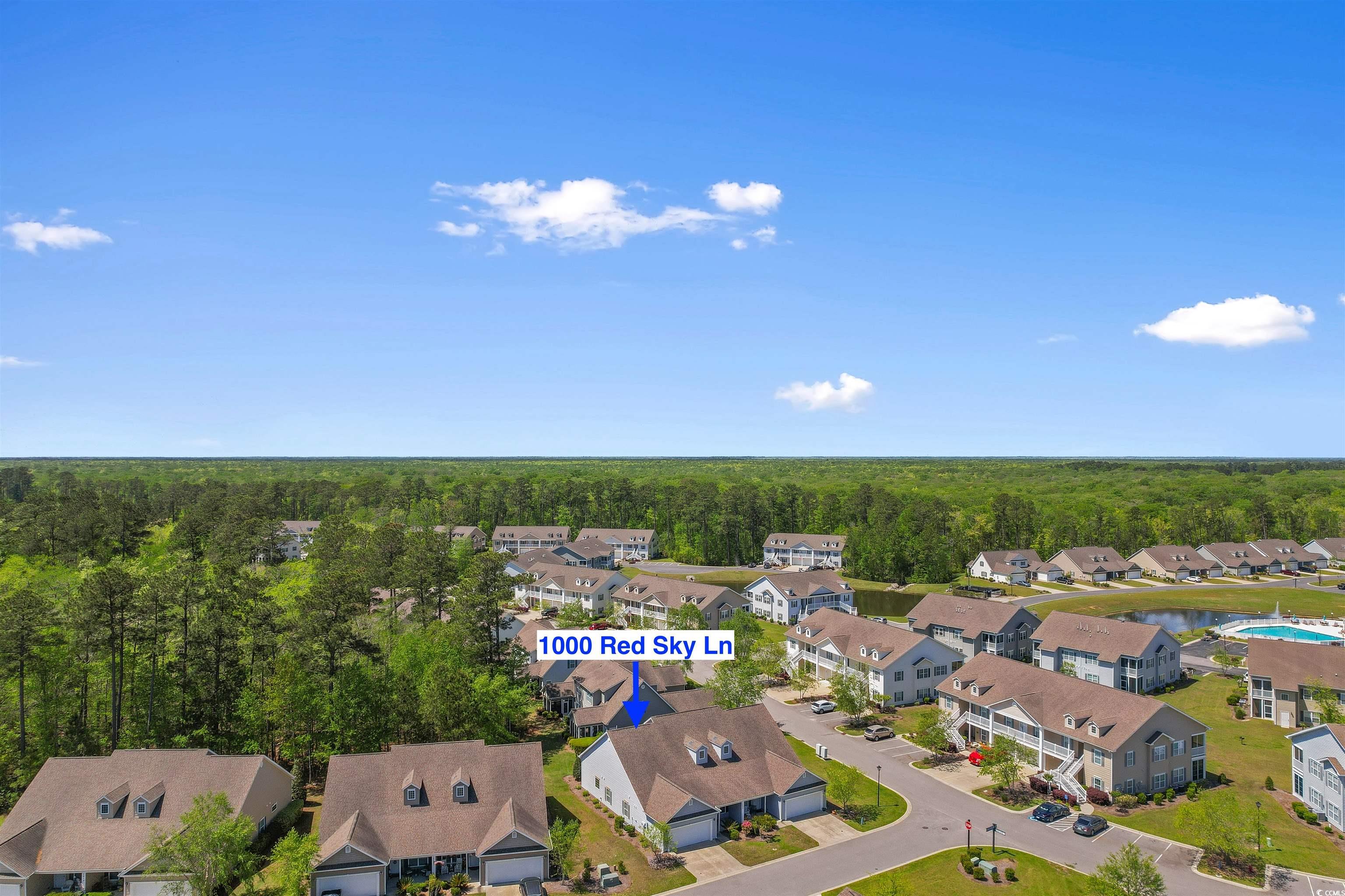 1000 Red Sky Lane, Unit 101 Murrells Inlet, SC 29576 - Photo 33 of 40 Bird's eye view featuring a residential view and a