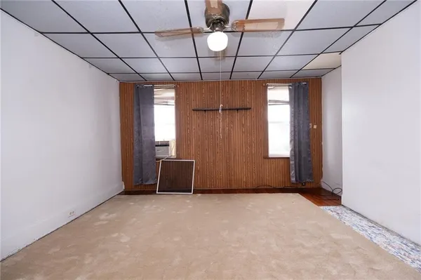 a view of a livingroom with a chandelier