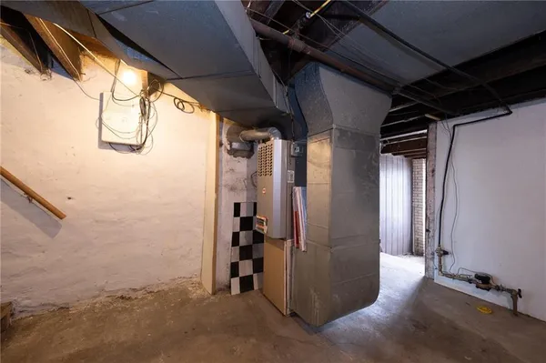 a view of a storage & utility room