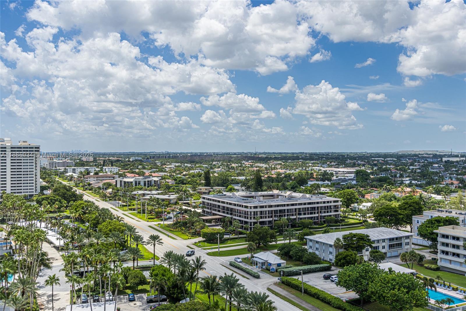 1200 South Ocean Boulevard, Unit 17F Boca Raton, FL 33432 - Photo 35 of 61 CITY VIEW FROM BALCONY