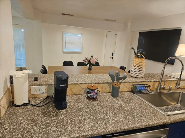 a backyard of a house