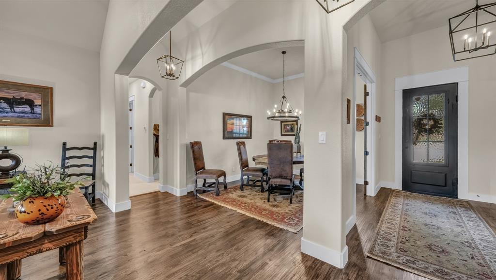 1320 Post Oak Road Gordon, TX 76453 - Photo 9 of 40 a living room with furniture and wooden floor
