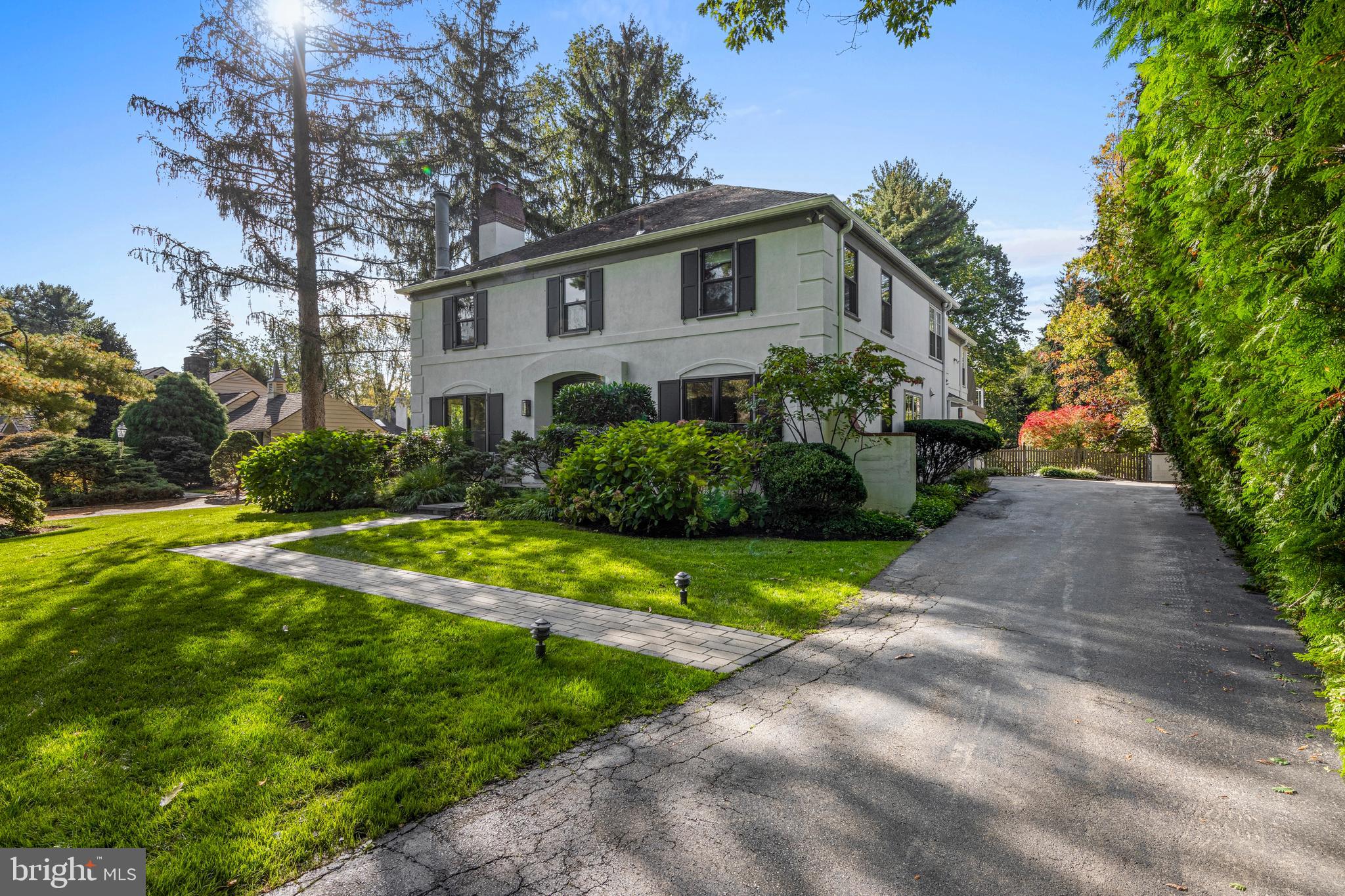 518 Fairview Road Penn Valley, PA 19072 - Photo 3 of 53 a front view of house with yard and green space