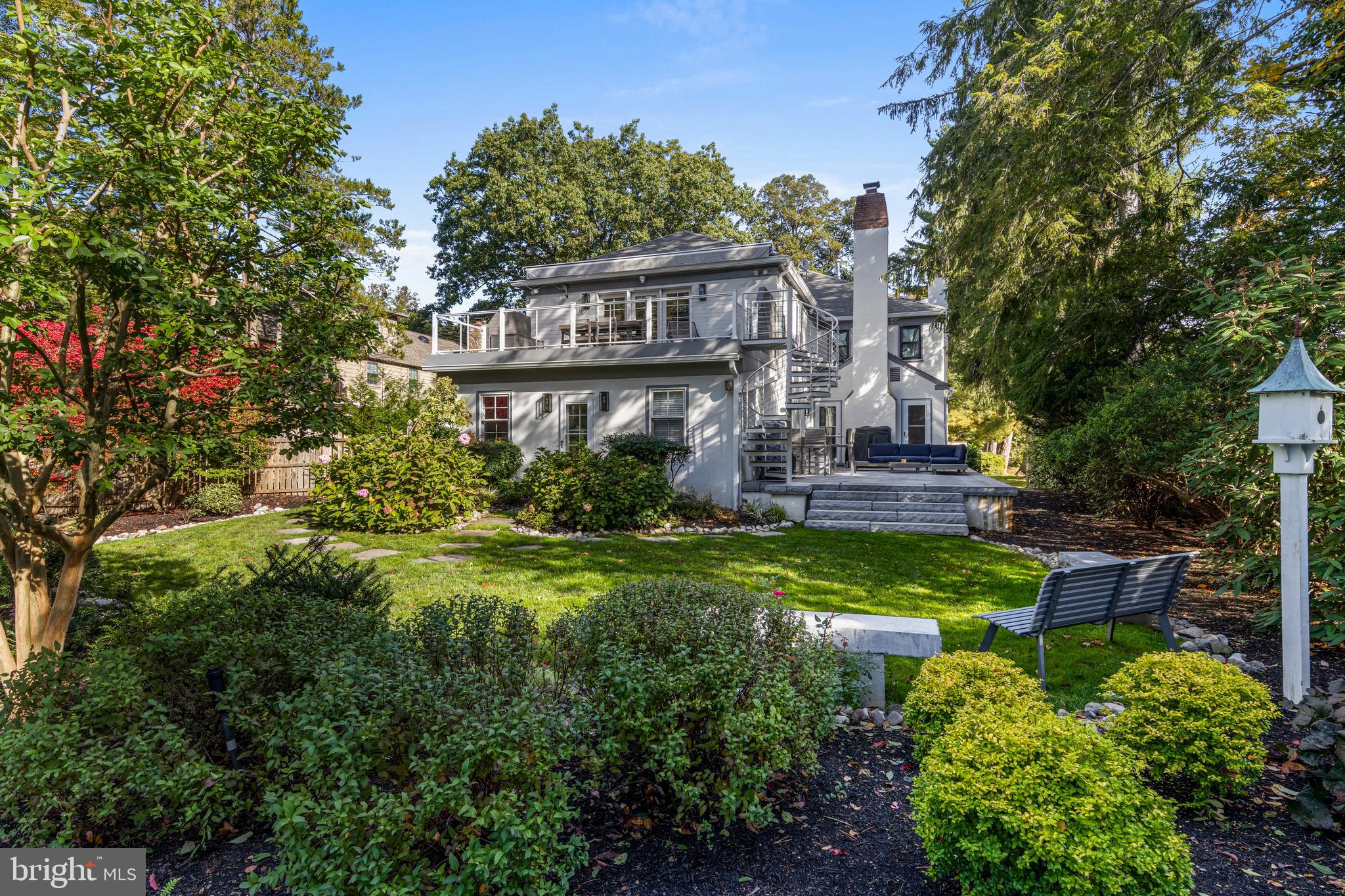 518 Fairview Road Penn Valley, PA 19072 - Photo 45 of 53 a view of a house with a yard and potted plants