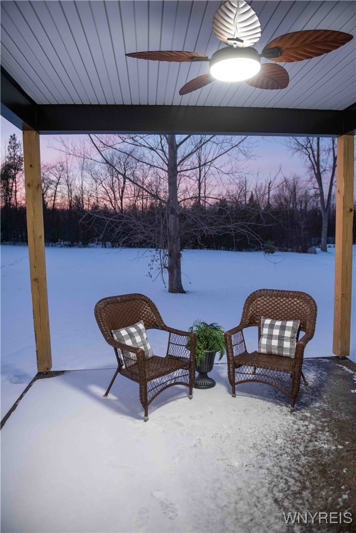 6220 Versailles Road Hamburg, NY 14085 - Photo 18 of 36 COVERED REAR PATIO OFF KITCHEN - SLIDING DOOR ACCE