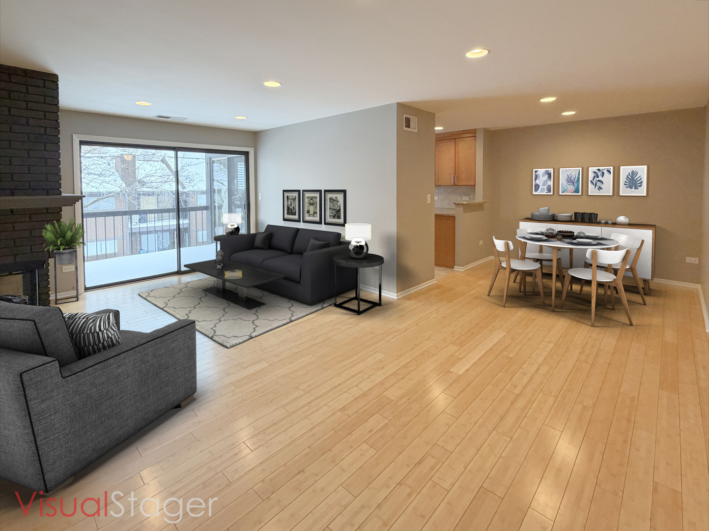 22 Creekside Circle, Unit D Elgin, IL 60123 - Photo 8 of 23 a living room with furniture and a window
