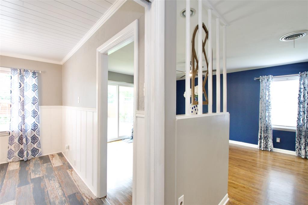 1307 North 65th Street Waco, TX 76710 - Photo 8 of 35 a view of entry way with wooden floor
