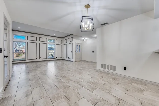 a view of an empty room