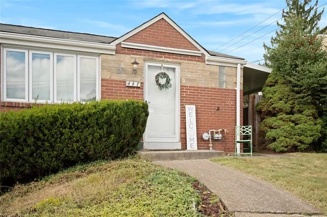 a view of a house with a door