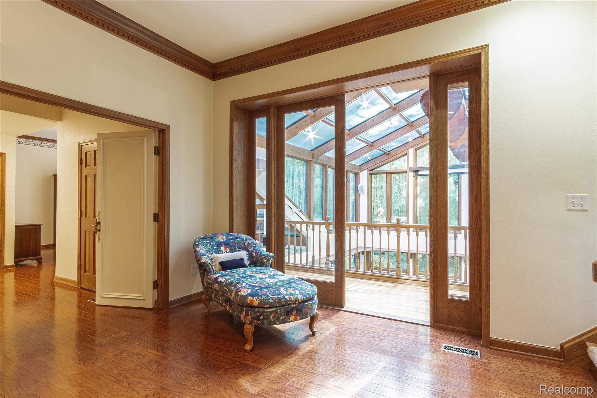 1200 Mead Road Rochester, MI 48306 - Photo 37 of 80 Master Sitting Area overlooking atrium w/pool