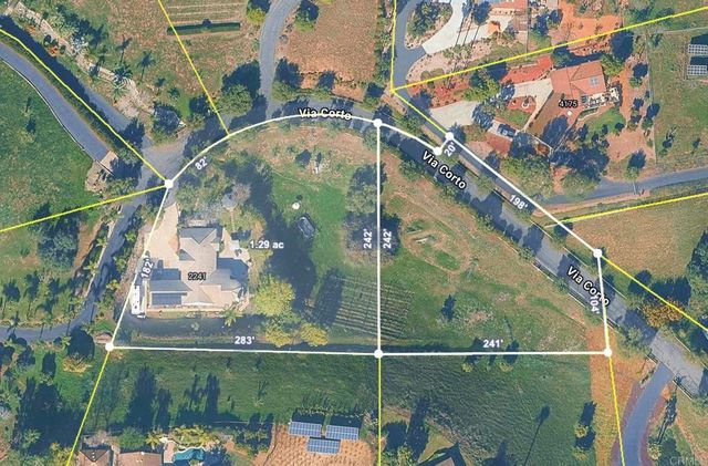 a view of a golf course