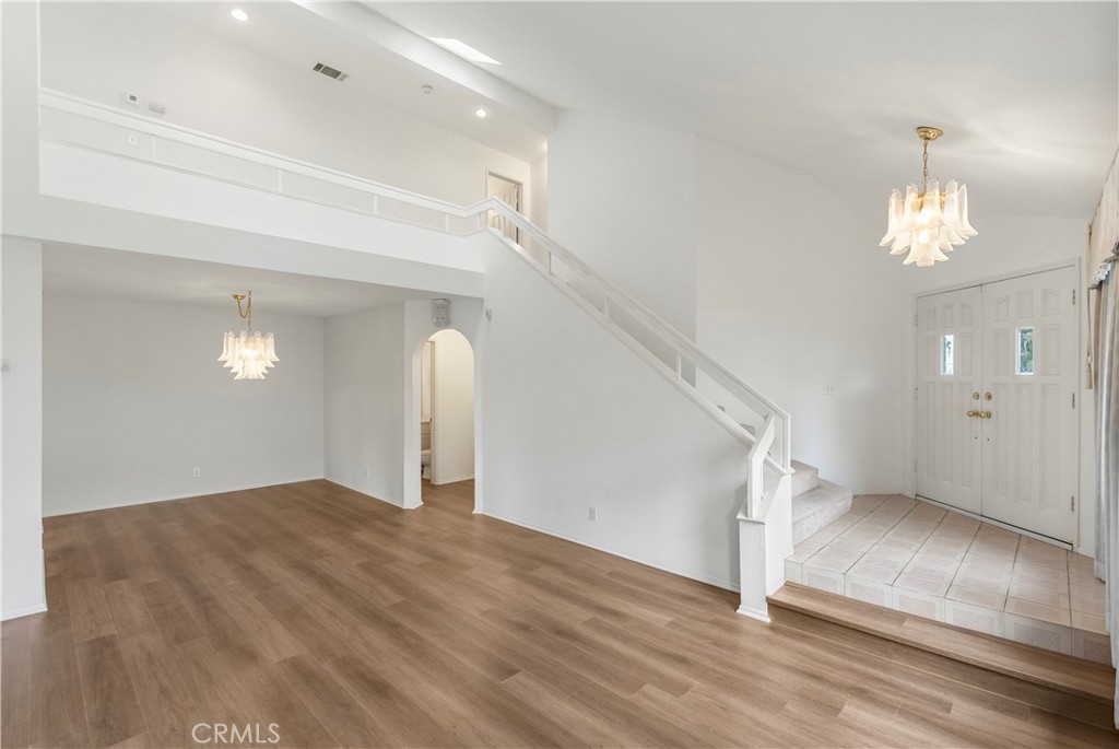 2176 Glenview Terrace Riverside, CA 92506 - Photo 4 of 36 a view of a room with wooden floor and staircase