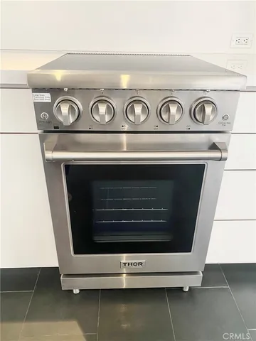 a close view of stove