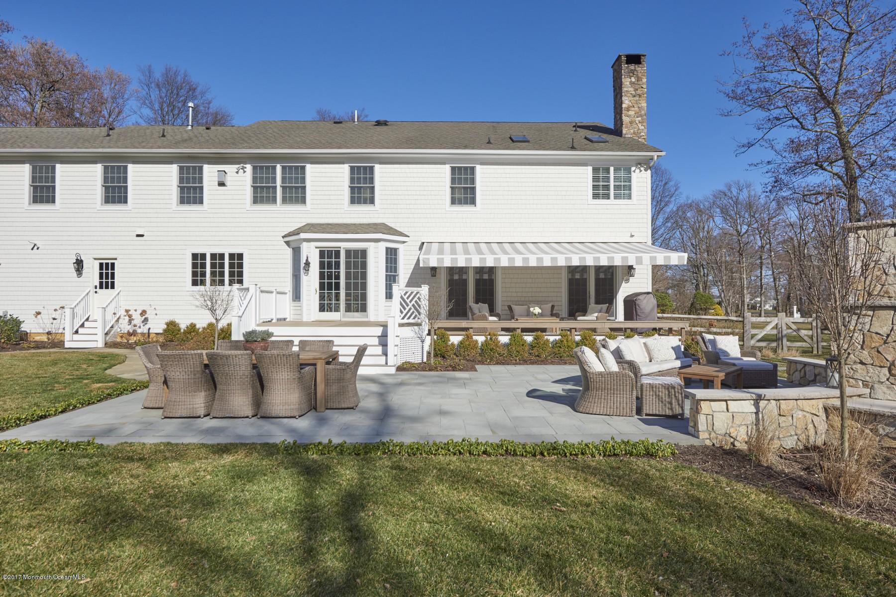 10 Heathcliff Road Rumson, NJ 07760 - Photo 26 of 28 Full Patio and Deck