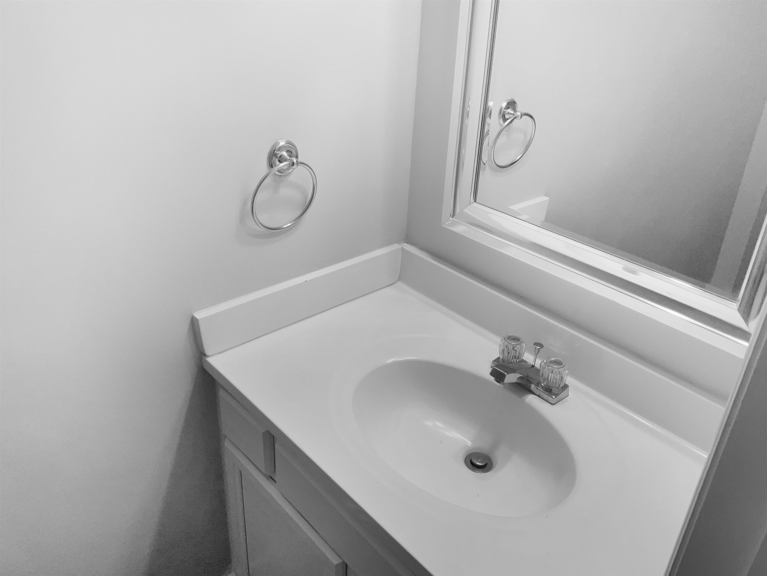 46 Willow Bridge Drive Durham, NC 27707 - Photo 14 of 29 a bathroom with a sink and mirror