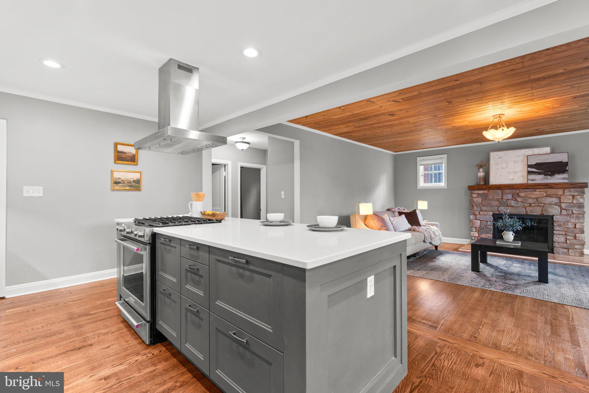 4629 Briarclift Road Baltimore, MD 21229 - Photo 13 of 65 Updated cabinetry, stainless apps, quartz counter.