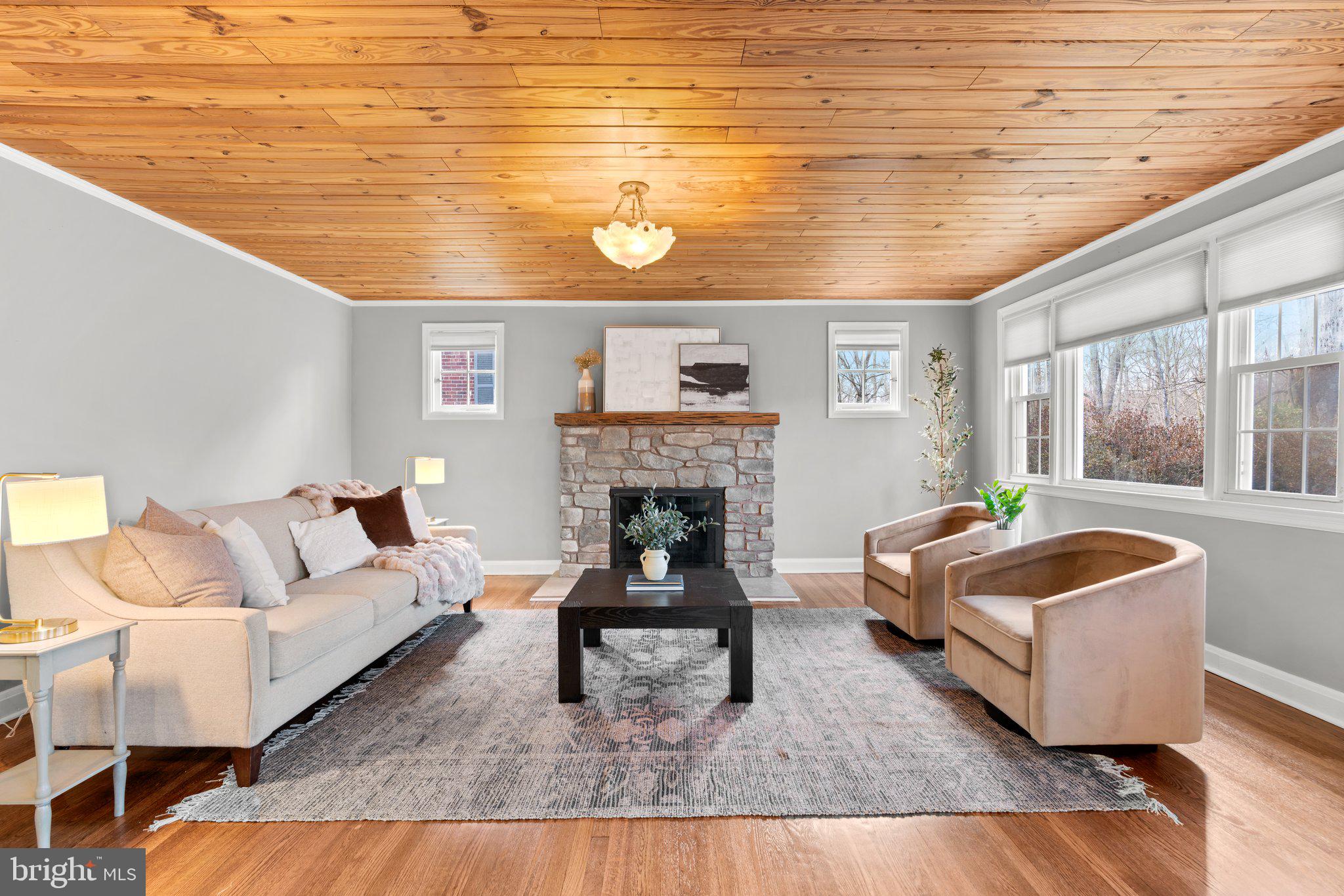 Main level; bright/open entertainment space.