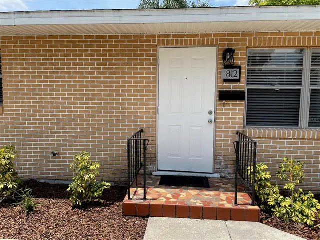 a view of a brick wall