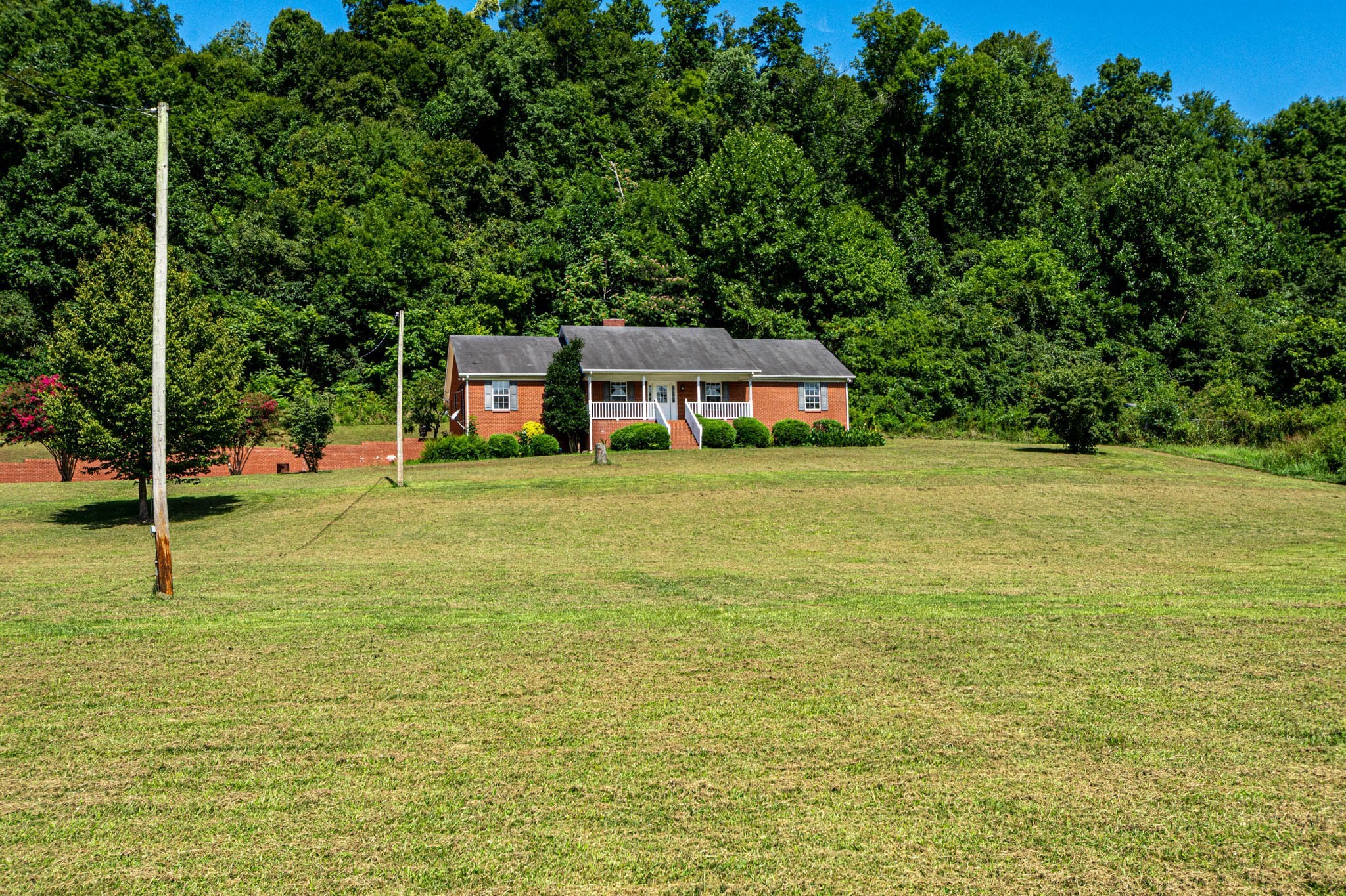 1316 Powdermill Hill Road Lawrenceburg, TN 38464 - Photo 69 of 70 a house view with swimming pool in front of it