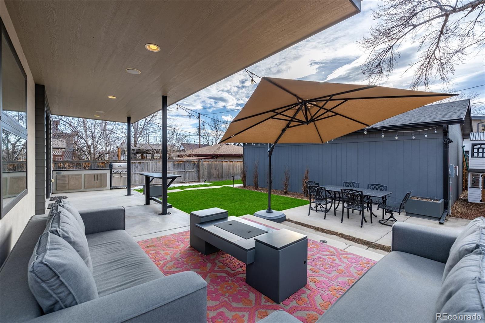 2245 Meade Street Denver, CO 80211 - Photo 33 of 40 a patio with patio and garden