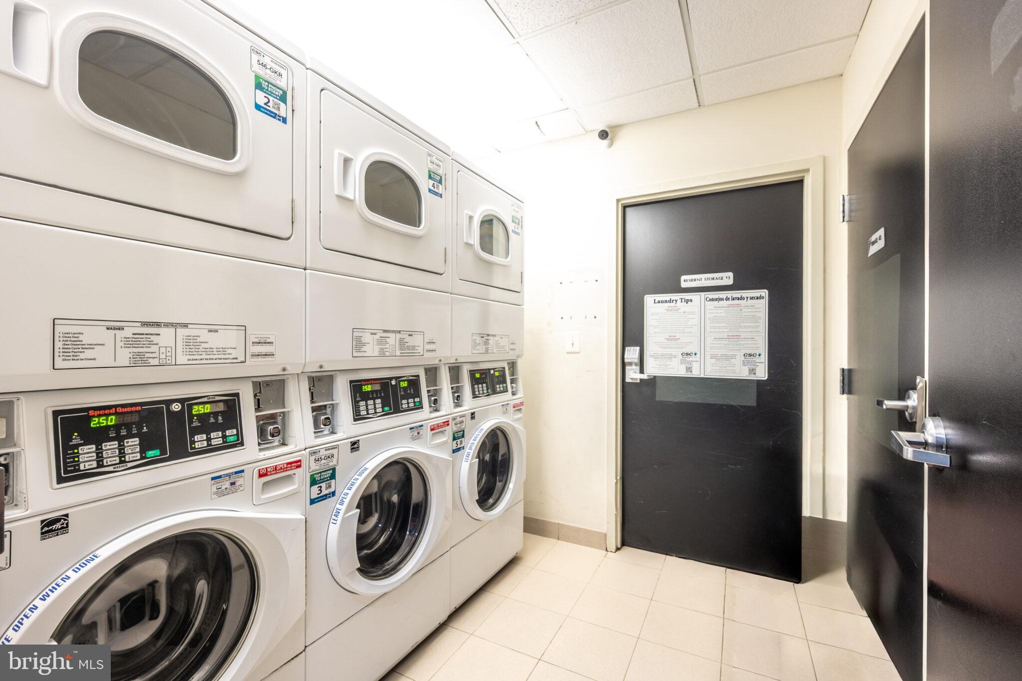 1314 Massachusetts Avenue Northwest, Unit 608 Washington, DC 20005 - Photo 28 of 40 a utility room with dryer and washer