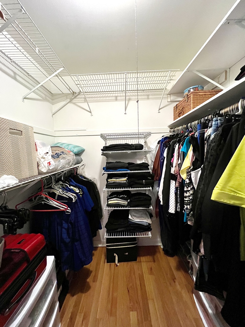 602 West Central Road Arlington Heights, IL 60005 - Photo 13 of 22 a view of walk in closet with clothes and shoes