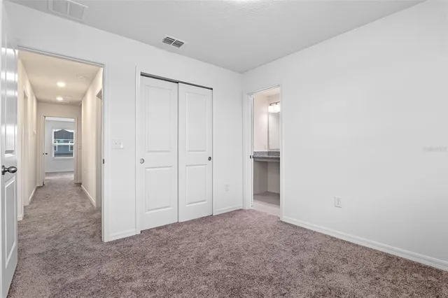wooden floor and closet in a room