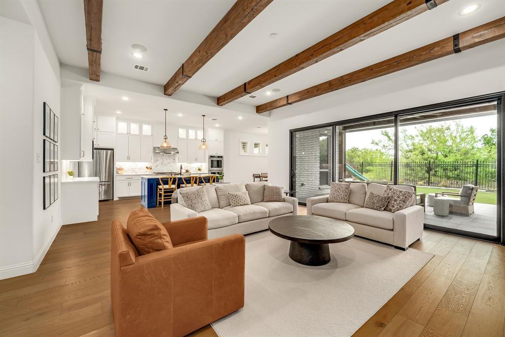 8288 Western The Colony, TX 75056 - Photo 4 of 40 a living room with furniture and a large window