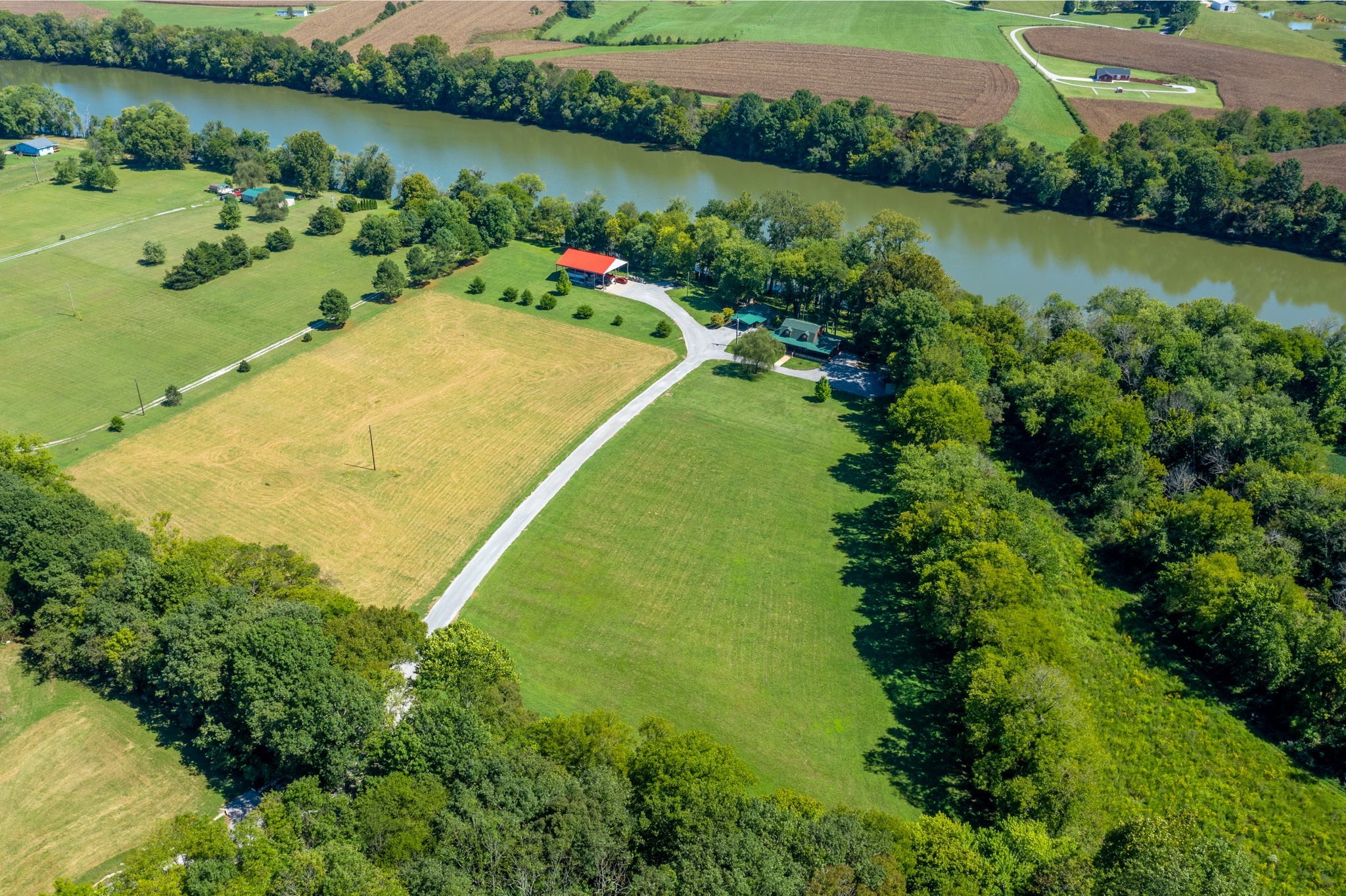 546 Hiwassee Road Lebanon, TN 37087 - Photo 1 of 67 an aerial view of a residential houses with outdoor space and lake view