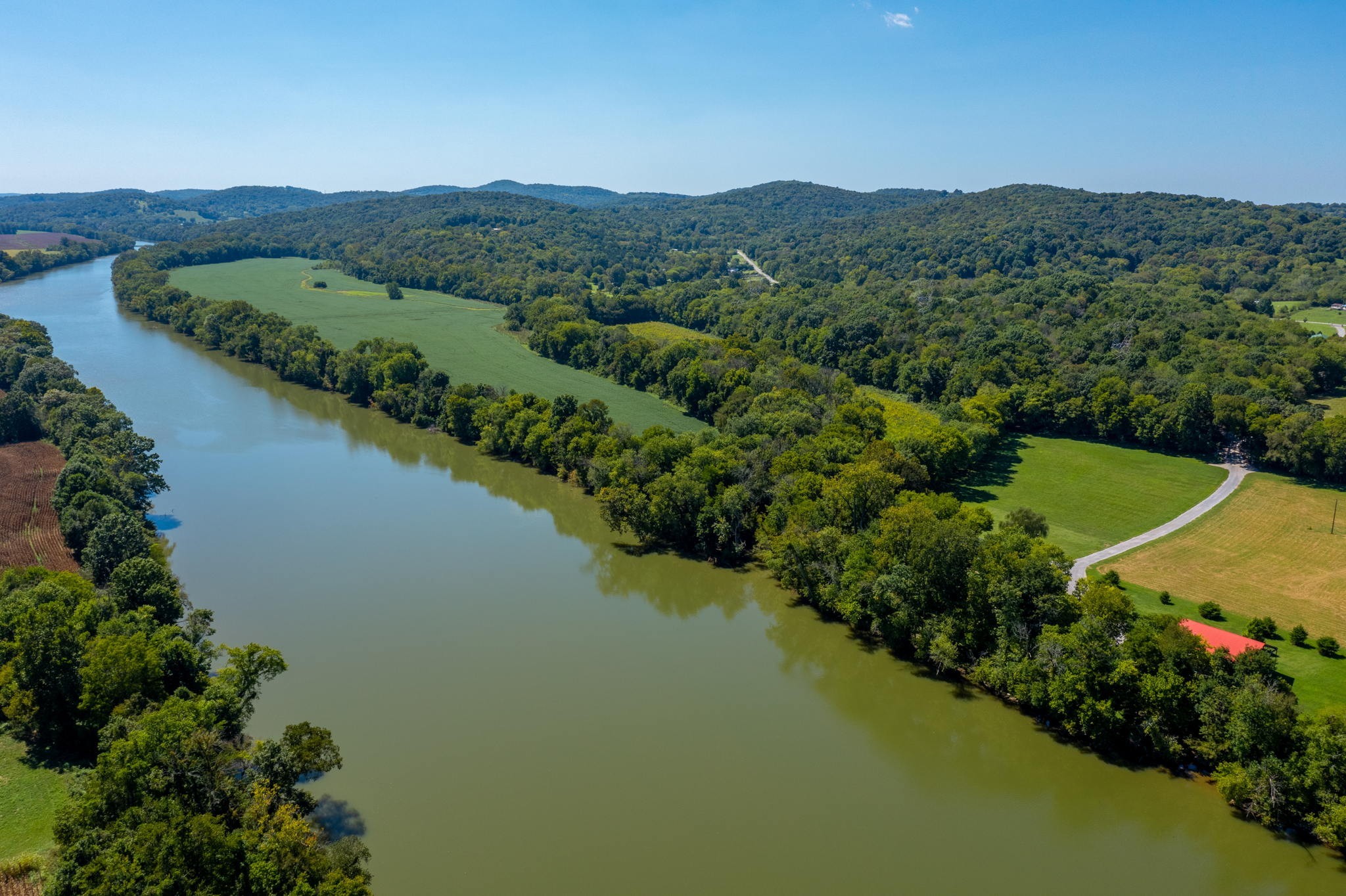 546 Hiwassee Road Lebanon, TN 37087 - Photo 12 of 67 a view of a lake with a mountain in the background