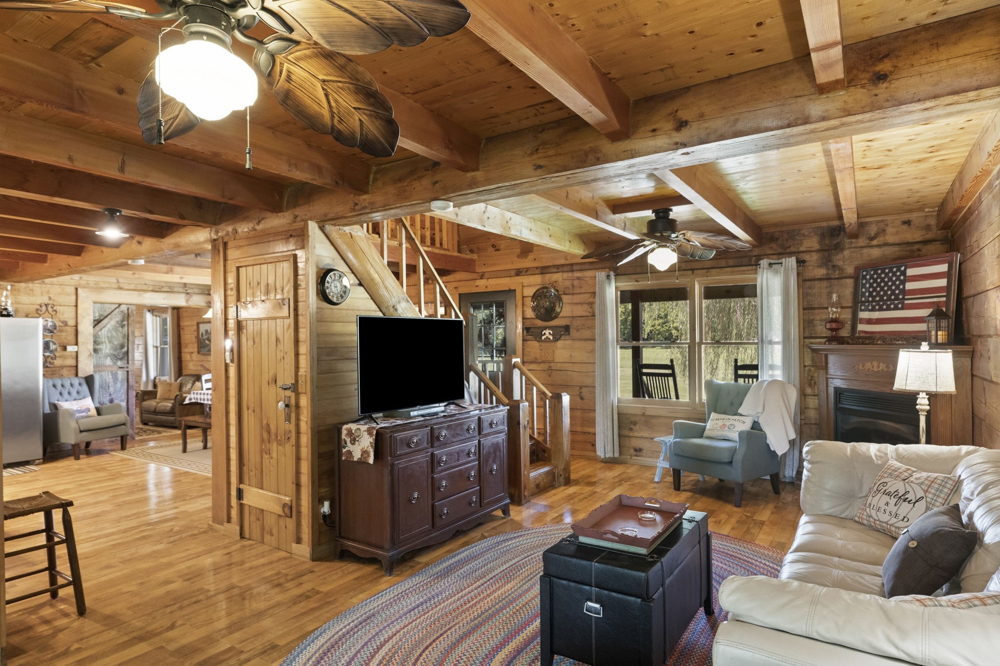 546 Hiwassee Road Lebanon, TN 37087 - Photo 28 of 67 a living room with furniture and a flat screen tv