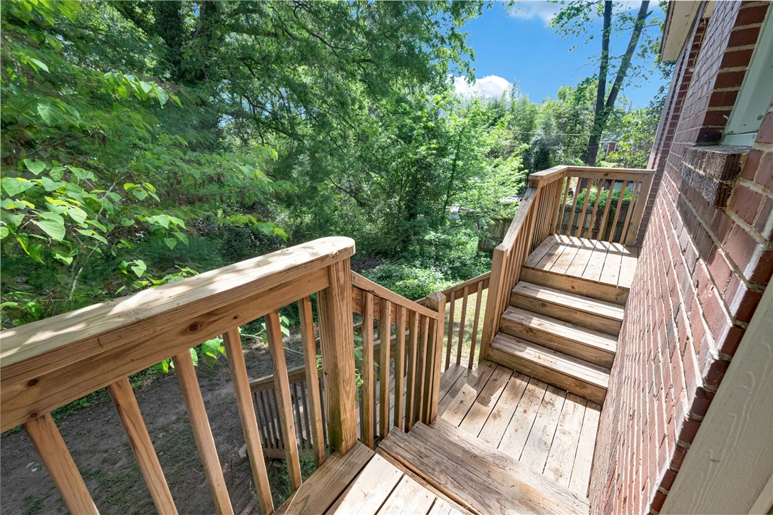 110A Cochran Block, Unit A B Anderson, SC 29625 - Photo 21 of 23 back deck stairs to both units