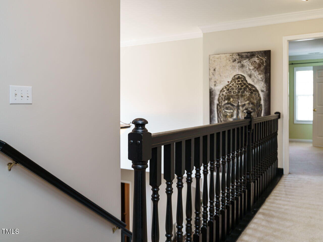 107 Whitney Lane Durham, NC 27713 - Photo 25 of 42 a view of a hallway with wooden floor