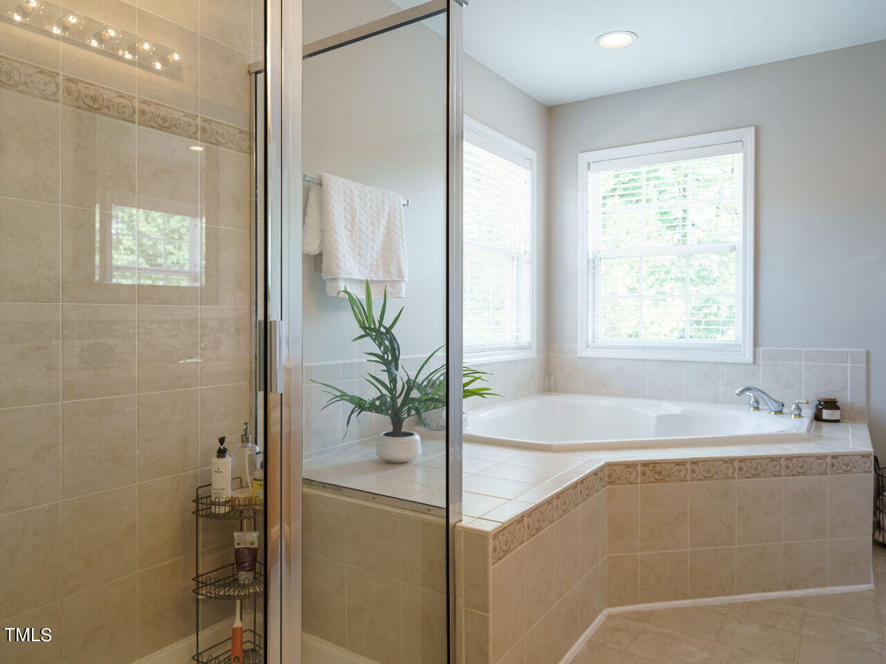 107 Whitney Lane Durham, NC 27713 - Photo 29 of 42 a bathroom with a tub sink and mirror
