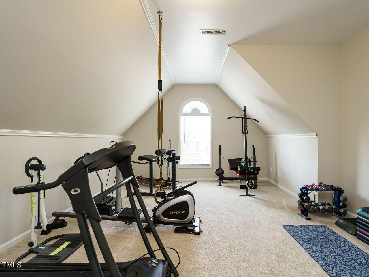 107 Whitney Lane Durham, NC 27713 - Photo 35 of 42 a view of a room with gym equipment